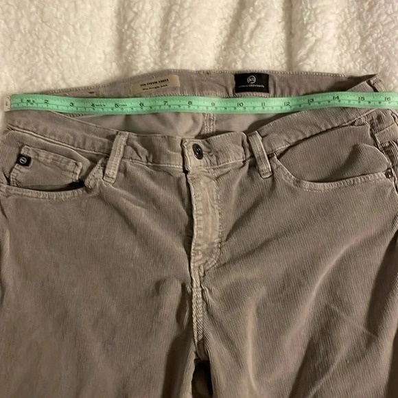 Adriano Goldschmied grey corduroy pants size 32 regular - Picture 3 of 9